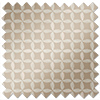 Leaf Tile, Soft Truffle - Roller Blind